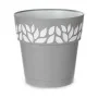 Vaso Autoirrigável Stefanplast Cloe Cinzento Plástico 25 x 25 x 25 cm (6 Unidades) de Stefanplast, Vasos para flores - Ref: S...