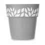 Self-watering flowerpot Stefanplast Cloe Grey Plastic 29 x 29 x 29 cm (6 Units) by Stefanplast, Flower Pots - Ref: S3626136, ...