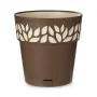 Self-watering flowerpot Stefanplast Cloe Brown Plastic 29 x 29 x 29 cm (6 Units) by Stefanplast, Flower Pots - Ref: S3626137,...