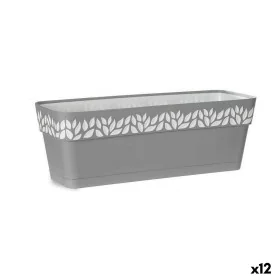 Vaso Autoirrigante Stefanplast Cloe Grigio Plastica 49,5 x 17 x 19 cm (12 Unità) di Stefanplast, Balconiere - Rif: S3626141, ...