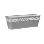 Floreira Autoirrigável Stefanplast Cloe Cinzento Plástico 49,5 x 17 x 19 cm (12 Unidades) de Stefanplast, Vasos de janela - R...