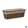 Self-watering planter Stefanplast Cloe Brown Plastic 49,5 x 17 x 19 cm (12 Units) by Stefanplast, Window Boxes - Ref: S362614...