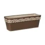 Self-watering planter Stefanplast Cloe Brown Plastic 49,5 x 17 x 19 cm (12 Units) by Stefanplast, Window Boxes - Ref: S362614...