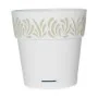 Self-watering flowerpot Stefanplast Gaia White Plastic 15 x 15 x 15 cm (12 Units) by Stefanplast, Flower Pots - Ref: S3626143...