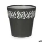 Vaso Autoirrigável Stefanplast Gaia Antracite Plástico 15 x 15 x 15 cm (12 Unidades) de Stefanplast, Vasos para flores - Ref:...