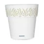 Self-watering flowerpot Stefanplast Gaia White Plastic 19 x 19 x 19 cm (12 Units) by Stefanplast, Flower Pots - Ref: S3626146...