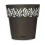 Pot auto-arrosant Stefanplast Gaia Anthracite Plastique 25 x 25 x 25 cm (6 Unités) de Stefanplast, Pots de fleurs - Réf : S36...