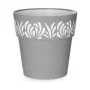 Self-watering flowerpot Stefanplast Gaia Grey Plastic 25 x 25 x 25 cm (6 Units) by Stefanplast, Flower Pots - Ref: S3626152, ...