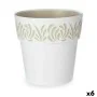 Self-watering flowerpot Stefanplast Gaia White Plastic 29 x 29 x 29 cm (6 Units) by Stefanplast, Flower Pots - Ref: S3626154,...