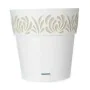 Self-watering flowerpot Stefanplast Gaia White Plastic 29 x 29 x 29 cm (6 Units) by Stefanplast, Flower Pots - Ref: S3626154,...