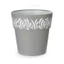 Self-watering flowerpot Stefanplast Gaia Grey Plastic 29 x 29 x 29 cm (6 Units) by Stefanplast, Flower Pots - Ref: S3626156, ...