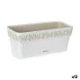 Jardinera Autorriego Stefanplast Gaia Blanco Plástico 13,3 x 12,3 x 29,3 cm (12 Unidades) de Stefanplast, Maceteros de ventan...