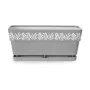 Self-watering planter Stefanplast Gaia Grey Plastic 13,3 x 12,3 x 29,3 cm (12 Units) by Stefanplast, Window Boxes - Ref: S362...