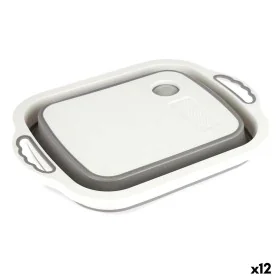 Cutting board Strainer White Grey Plastic Thermoplastic 29,8 x 5 x 40 cm (12 Units) by Kinvara, Chopping boards - Ref: S36261...