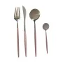 Cutlery Set Pink Silver Stainless steel (12 Units) by Kinvara, Cutlery sets - Ref: S3626180, Price: 156,04 €, Discount: %