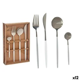 Besteck-Set Weiß Silberfarben Edelstahl (12 Stück) von Kinvara, Besteck-Sets - Ref: S3626182, Preis: 141,35 €, Rabatt: %