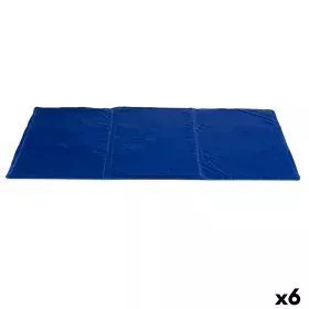 Tapete para Cão Refrescante Azul Espuma Gel 49,5 x 1 x 90 cm (6 Unidades) de Mascow, Fraldas e tapetes sanitários - Ref: S362...