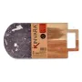 Cutting board Black Marble Acacia 18 x 1,5 x 38 cm (8 Units) by Kinvara, Chopping boards - Ref: S3626198, Price: 64,83 €, Dis...