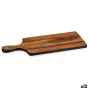 Cutting board Black Acacia 17,3 x 1,5 x 44,8 cm (12 Units) by Kinvara, Chopping boards - Ref: S3626202, Price: 89,32 €, Disco...