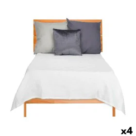 Bedspread (quilt) 180 x 260 cm White (4 Units) by Gift Decor, Blankets and bedcovers - Ref: S3626233, Price: 70,51 €, Discoun...