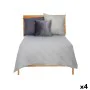 Bedspread (quilt) 180 x 260 cm Grey (4 Units) by Gift Decor, Blankets and bedcovers - Ref: S3626235, Price: 70,51 €, Discount: %