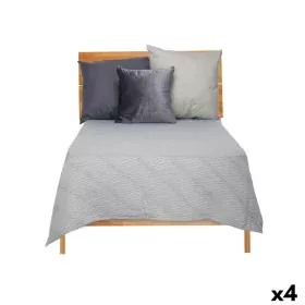 Bedspread (quilt) 180 x 260 cm Grey (4 Units) by Gift Decor, Blankets and bedcovers - Ref: S3626235, Price: 70,51 €, Discount: %