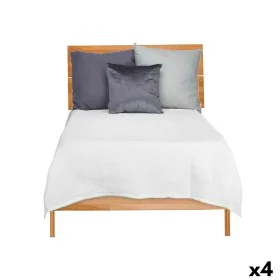 Bedspread (quilt) 180 x 260 cm Rhombus White (4 Units) by Gift Decor, Blankets and bedcovers - Ref: S3626236, Price: 70,51 €,...