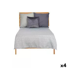 Colcha 180 x 260 cm Losangos Cinzento (4 Unidades) de Gift Decor, Cobertores e colchas - Ref: S3626238, Preço: 77,84 €, Desco...