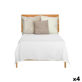 Colcha 180 x 260 cm Geométrico Branco (4 Unidades) de Gift Decor, Cobertores e colchas - Ref: S3626239, Preço: 70,51 €, Desco...