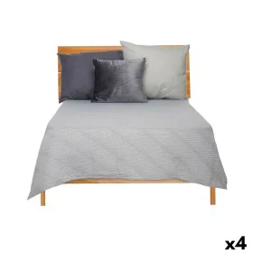 Bedspread (quilt) 240 x 260 cm Grey (4 Units) by Gift Decor, Blankets and bedcovers - Ref: S3626244, Price: 86,83 €, Discount: %