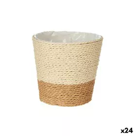 Blumentopf Braun Schnur Kunststoff 14 x 12,5 x 14 cm (24 Stück) von Ibergarden, Übertöpfe - Ref: S3626257, Preis: 52,61 €, Ra...