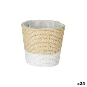 Planter White Rope Plastic 11 x 10,5 x 11 cm (24 Units) by Ibergarden, Cachepots - Ref: S3626259, Price: 39,98 €, Discount: %