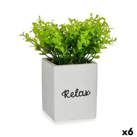 Plante décorative Volets Petit Plastique Ciment 13 x 18 x 13 cm (6 Unités) de Ibergarden, Plantes artificielles - Réf : S3626...