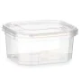 Portapranzo Rettangolare con Coperchio Trasparente polipropilene 370 ml 10,7 x 5,5 x 11,7 cm (24 Unità) di Leknes, Conservazi...