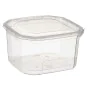 Boîte à repas rectangulaire avec couvercle Transparent polypropylène 750 ml 12,8 x 7,5 x 13,5 cm (24 Unités) de Leknes, Stock...