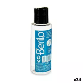 Dispensador de Líquidos de Viagem Preto Transparente Plástico 100 ml (24 Unidades) de Berilo, Suportes e dispensadores - Ref:...