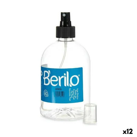 Pulverizador Preto Transparente Plástico 500 ml (12 Unidades) de Berilo, Frascos de spray - Ref: S3626288, Preço: 19,05 €, De...