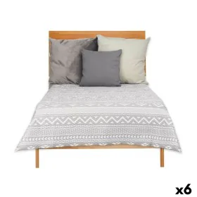 Couette réversible 240 x 260 cm Blanc Gris (6 Unités) de Gift Decor, Couvertures et couvre-lits - Réf : S3626291, Prix : 97,6...