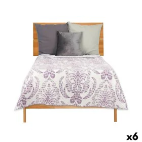 Colcha Reversible 240 x 260 cm Blanco Morado (6 Unidades) de Gift Decor, Mantas y colchas - Ref: S3626293, Precio: 97,60 €, D...