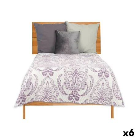 Colcha Reversível 240 x 260 cm Branco Roxo (6 Unidades) de Gift Decor, Cobertores e colchas - Ref: S3626293, Preço: 107,75 €,...