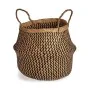 Cesta Decorativa Castanho Preto Junco 15 L 40 x 54 x 40 cm (8 Unidades) de Gift Decor, Cestos de arrumação - Ref: S3626311, P...