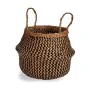 Cesta Decorativa Negro Natural Junco 8 L 31 x 38 x 31 cm (8 Unidades) de Gift Decor, Cestos de almacenaje - Ref: S3626313, Pr...