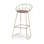 Tabouret Rose Doré Fer 51 x 94 x 52 cm (2 Unités) de Gift Decor, Tabourets - Réf : S3626330, Prix : 188,63 €, Remise : %