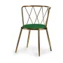 Chair Rhombus Green Golden 50,5 x 73 x 51 cm (2 Units) by Gift Decor, Dining Chairs - Ref: S3626336, Price: 174,11 €, Discoun...