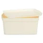 Scatola portaoggetti con coperchio Crema Plastica 7,5 L 21,5 x 14,5 x 32 cm (12 Unità) di Kipit, Scatole e cassapanche - Rif:...