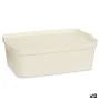 Caja de Almacenaje con Tapa Crema Plástico 14 L 29,5 x 14,3 x 45 cm (12 Unidades) de Kipit, Cajas y arcones de almacenaje - R...