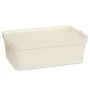 Caja de Almacenaje con Tapa Crema Plástico 14 L 29,5 x 14,3 x 45 cm (12 Unidades) de Kipit, Cajas y arcones de almacenaje - R...