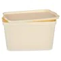 Boîte de rangement avec couvercle Crème Plastique 24 L 29,3 x 24,5 x 45 cm (6 Unités) de Kipit, Boîtes et coffres de rangemen...