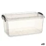 Scatola portaoggetti con coperchio Trasparente Plastica 13,7 L 27,5 x 18 x 42,5 cm (12 Unità) di Kipit, Scatole e cassapanche...