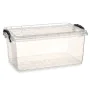 Storage Box with Lid Transparent Plastic 13,7 L 27,5 x 18 x 42,5 cm (12 Units) by Kipit, Storage boxes and chests - Ref: S362...